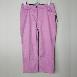 Violets & Roses Women's Maiden Lilac Lavender Capri Pants, Size 4/27